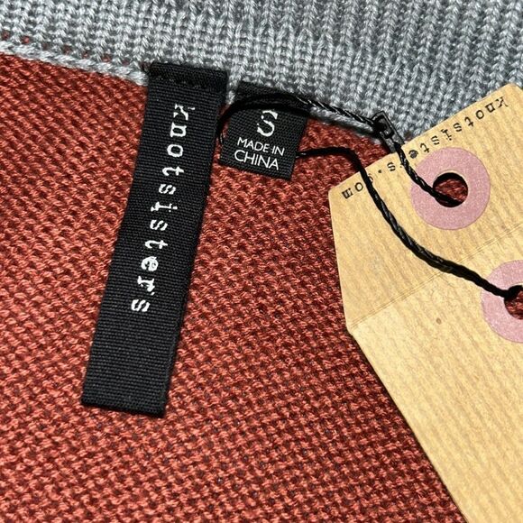 Knot sisters Color Block Oversized Cardigan(Size Small) - Picture 5 of 8